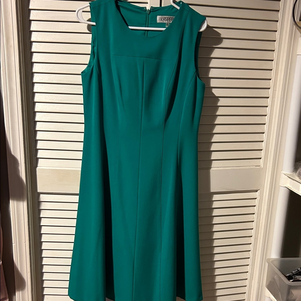 Kasper green Sleeveless Midi Dress 8
